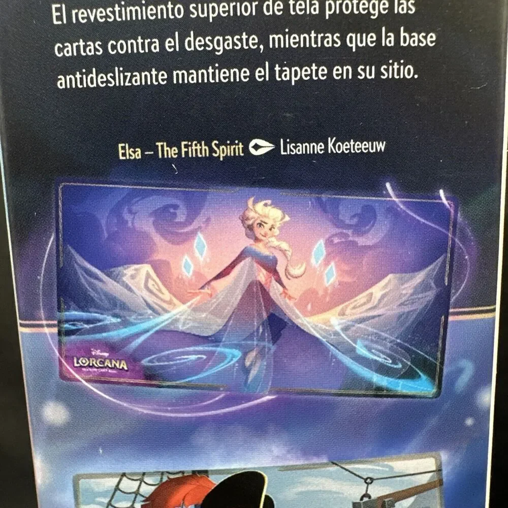 Disney Lorcana Playmat Azurite Sea Elsa Frozen New TCG